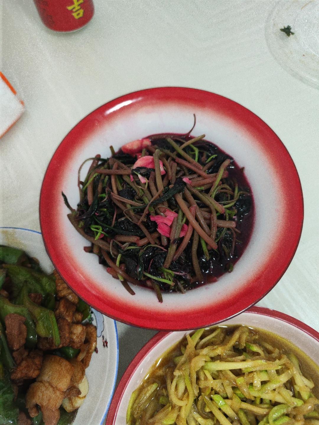 清炒红苋菜