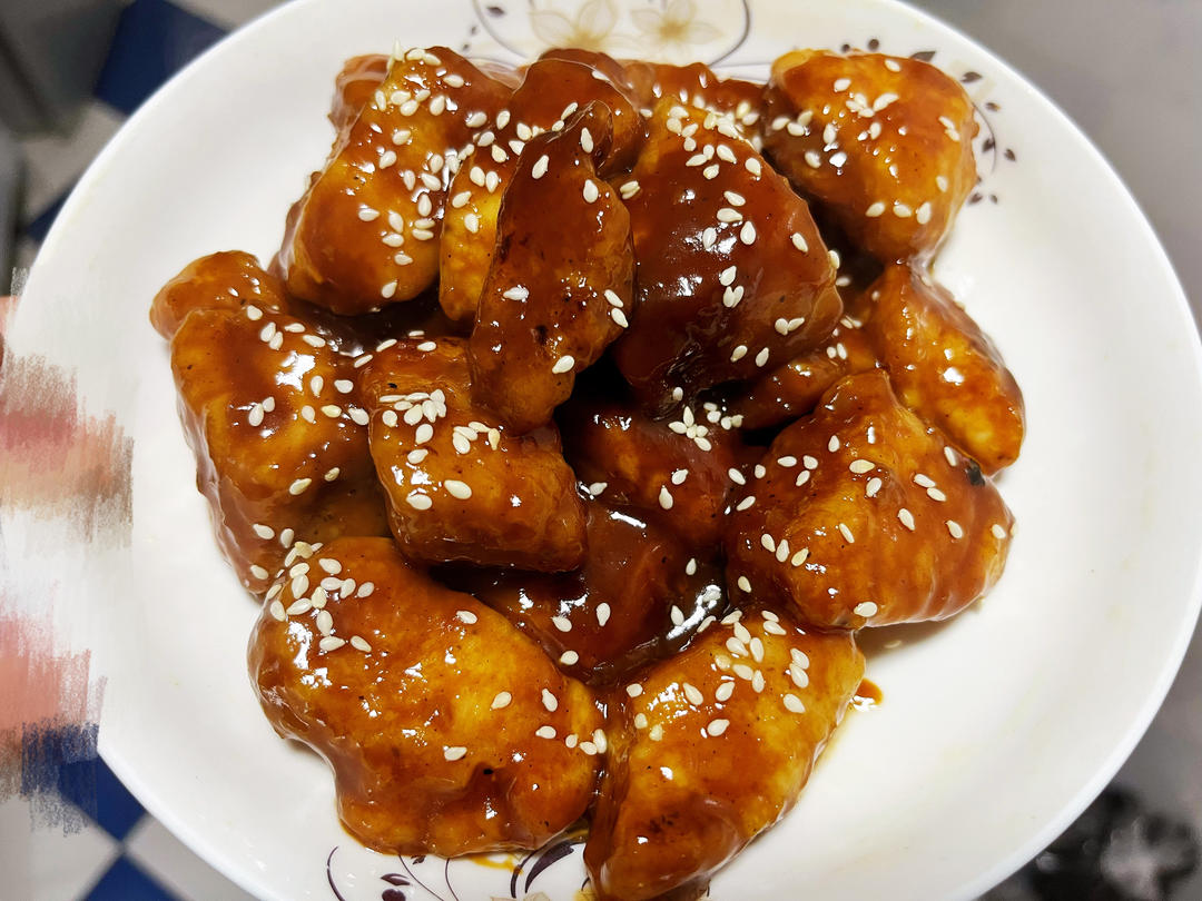 酸甜开胃超级下饭菜😋糖醋鸡胸肉🐔
