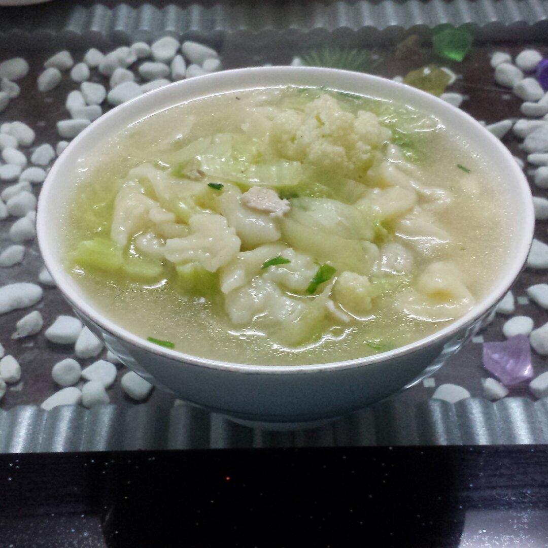 蔬菜鸡蛋面疙瘩