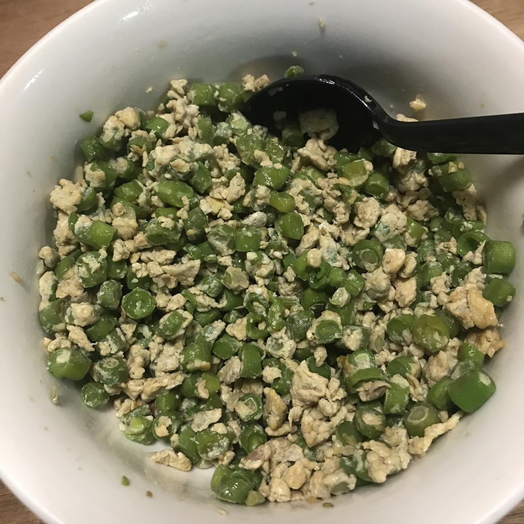 长豆炒蛋