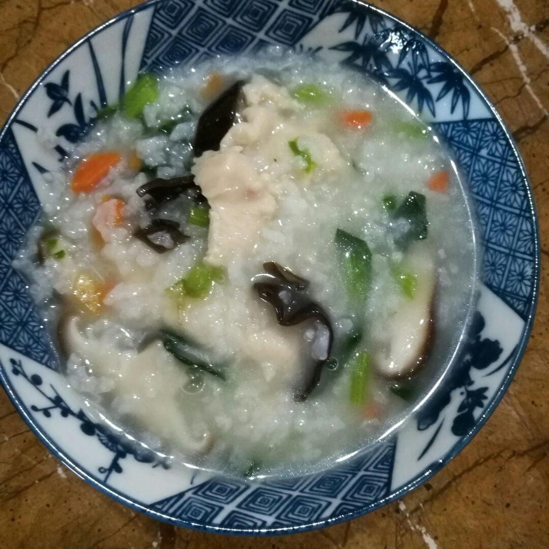 香菇鸡肉粥