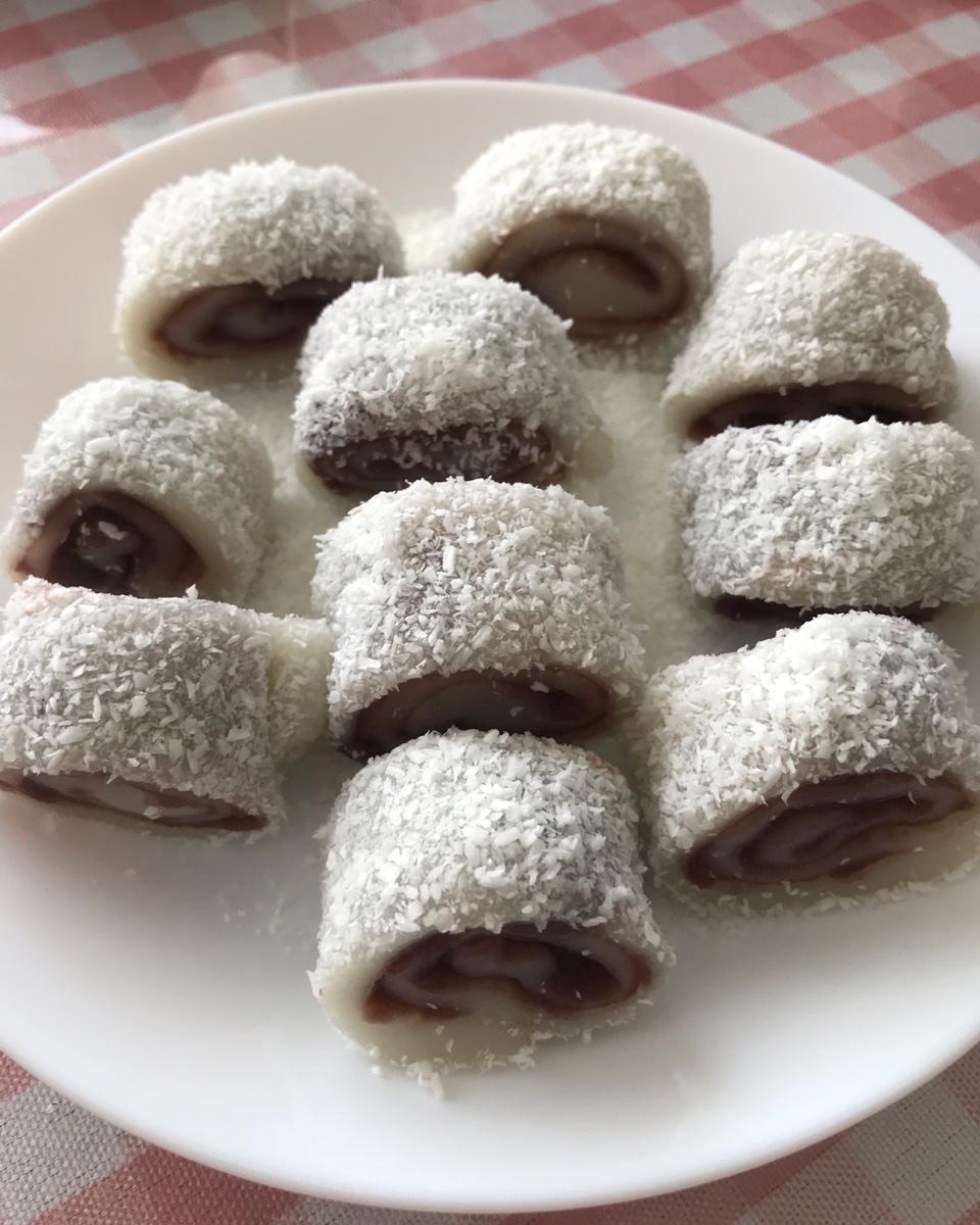 零失败！巨好吃的椰蓉豆沙糯米卷！