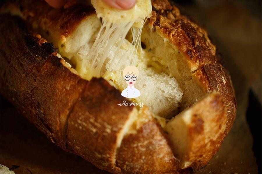 香蒜奶酪包【搭配腊八粥好吃到哭】