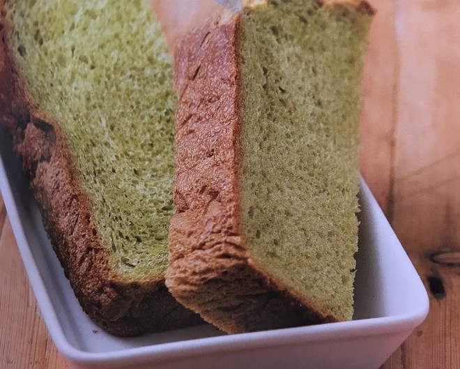 面包机之抹茶面包的做法步骤图 怎么做好吃 陳魚丸 下厨房