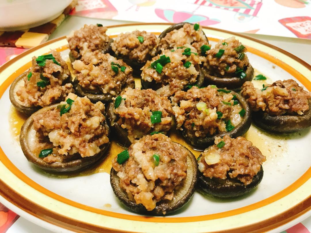 美丽的冬菇凉：冬菇酿