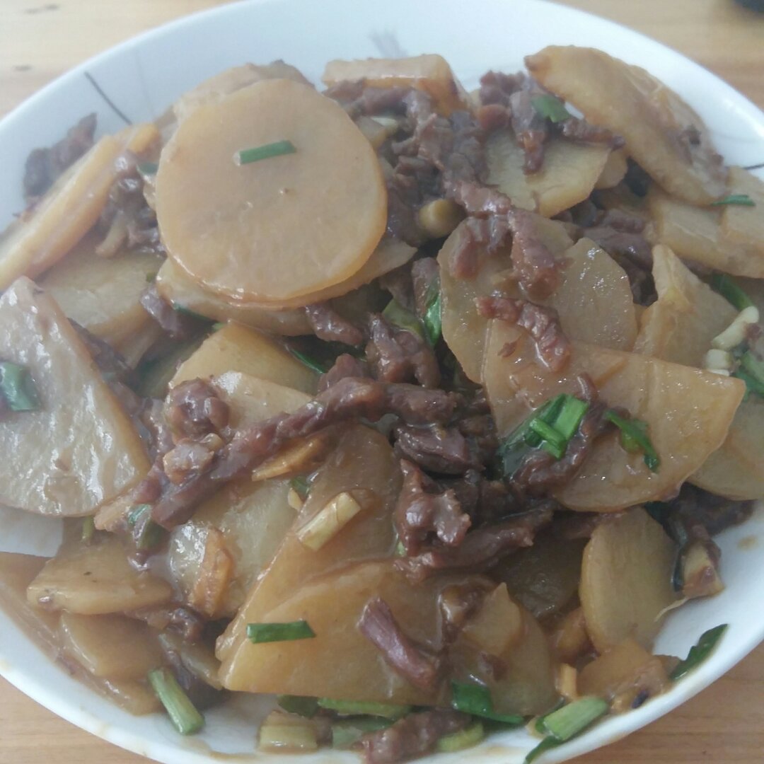 土豆炒牛肉