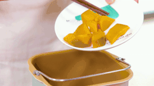小米南瓜卷 宝宝辅食食谱的做法 步骤3