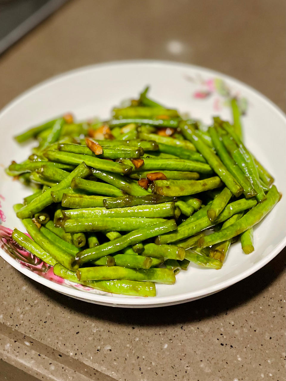 蒜蓉豇豆～～素菜也可以很美味！