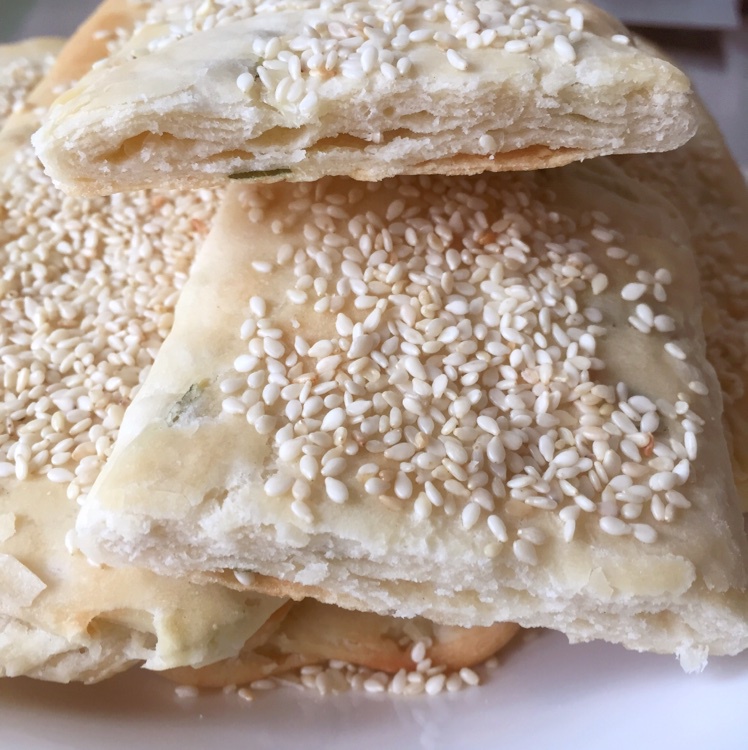 葱香油酥烧饼