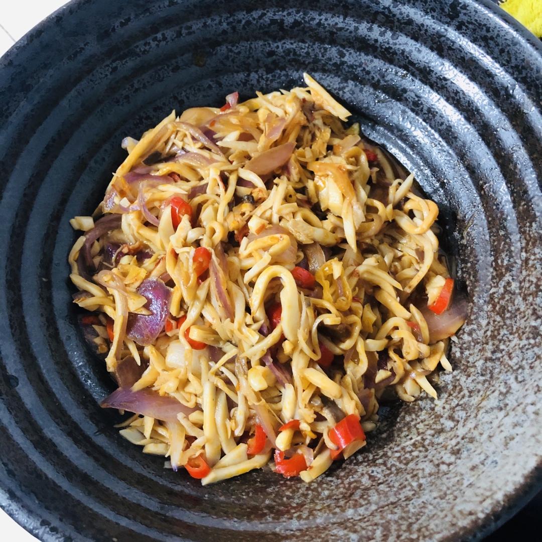 洋葱遇到杏鲍菇