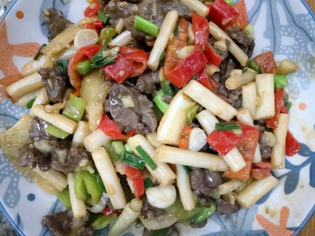 藕尖炒牛肉