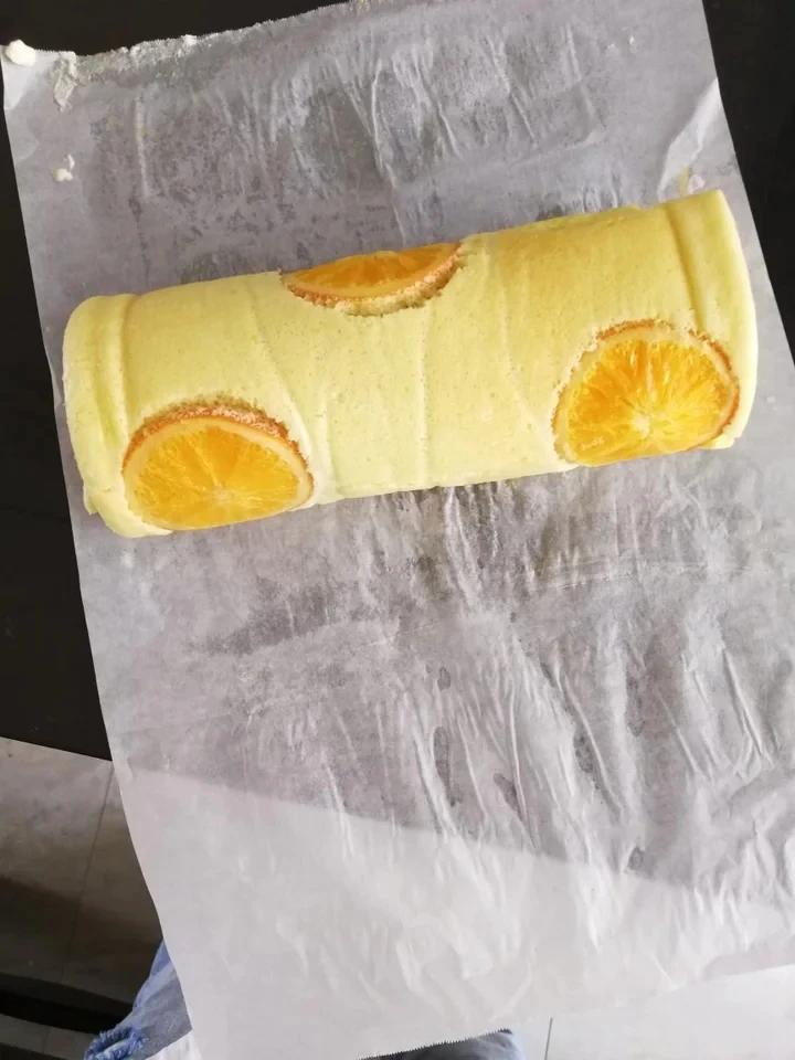 橙香蛋糕卷