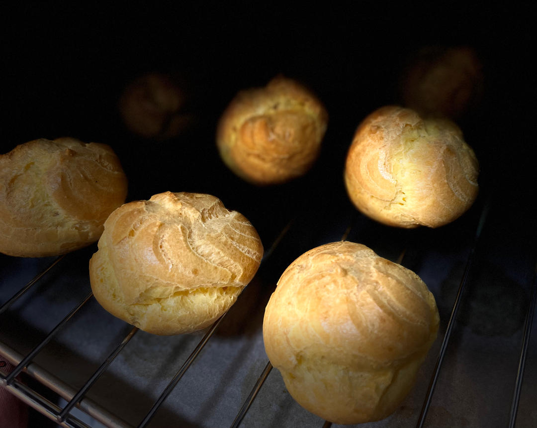 简单易成功的奶油小泡芙做法