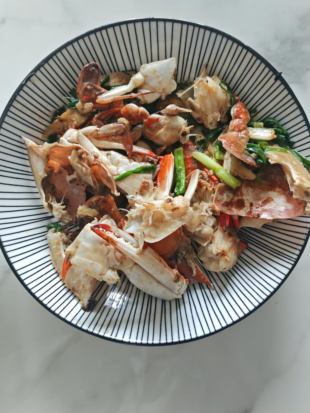 香爆梭子蟹