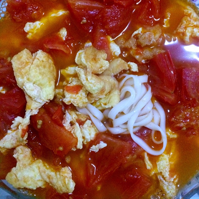 超级入味好吃的番茄鸡蛋面