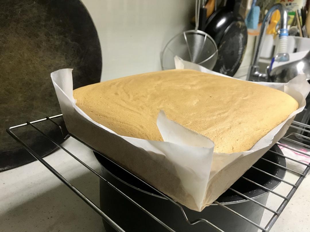 轻盈的十寸戚风蛋糕方子