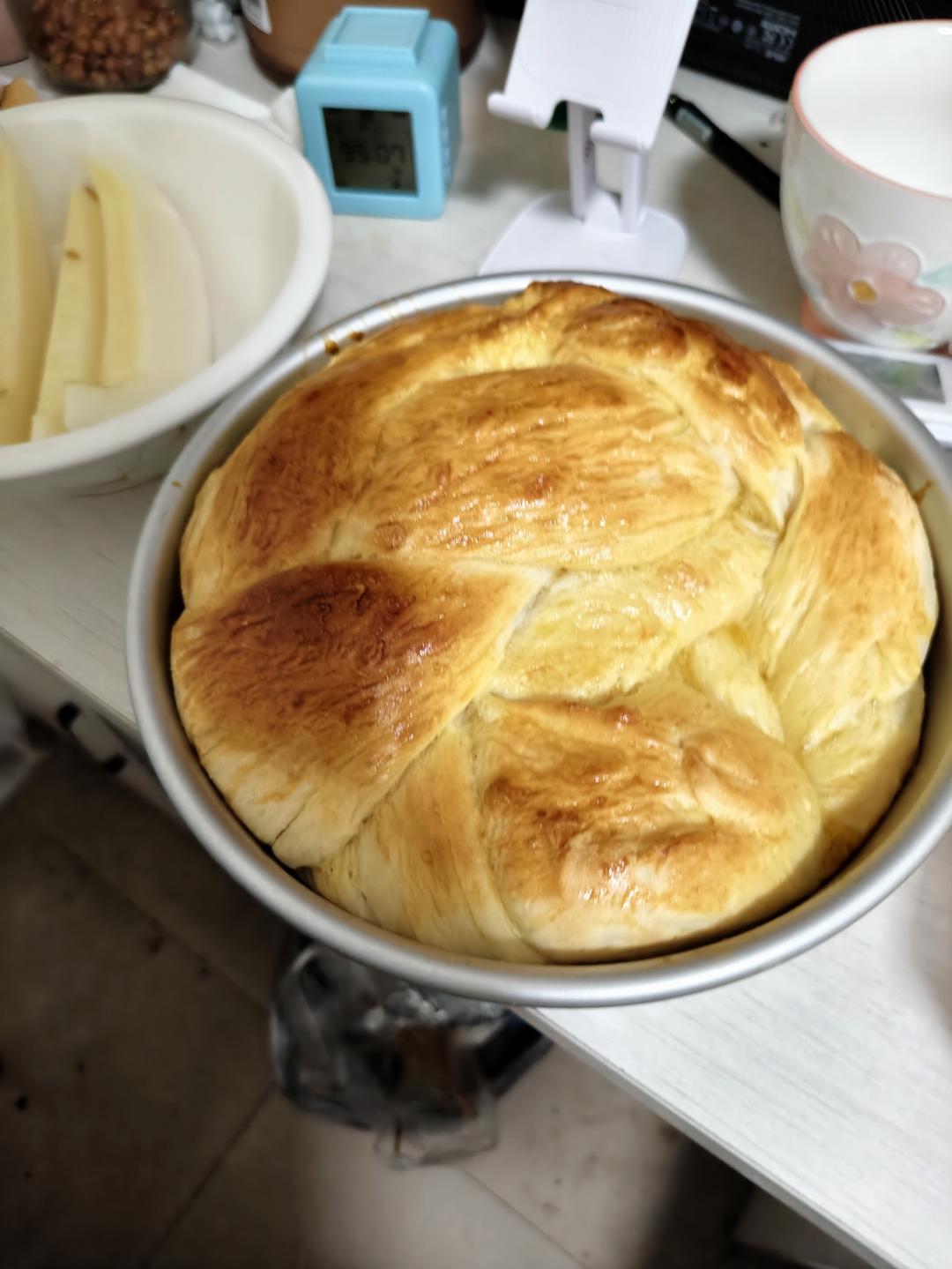 牛奶黄油手撕面包