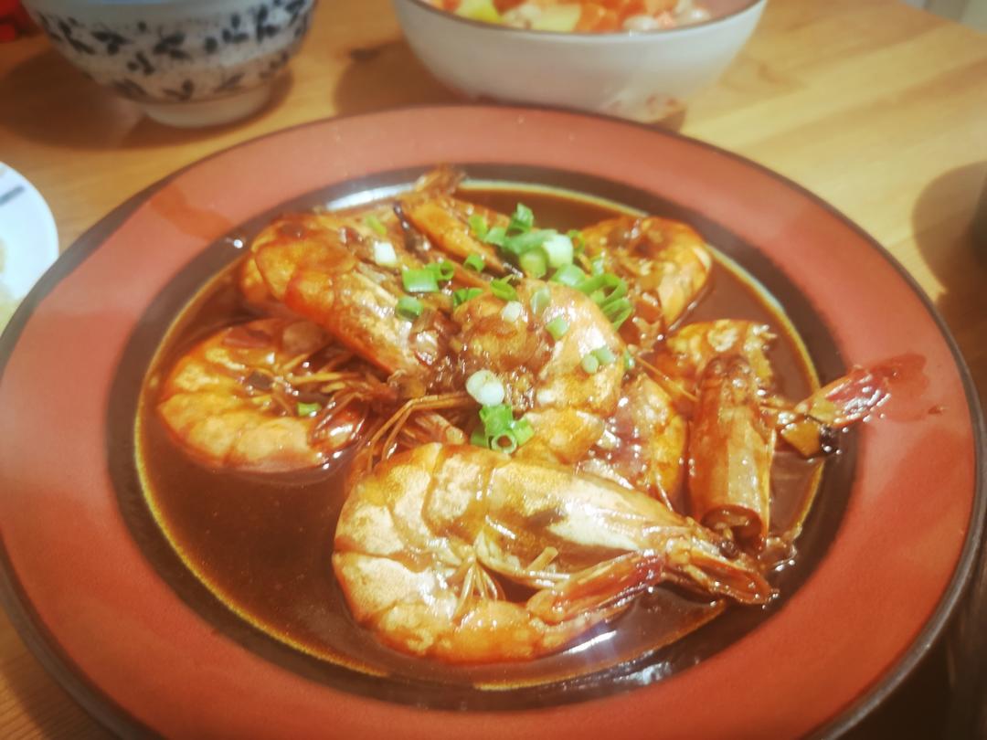 家庭版油焖大虾