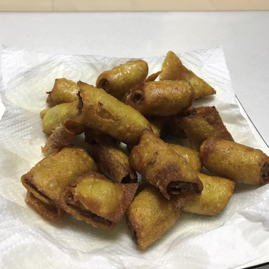 彤哥哥的菜谱做的炸饹馇签子