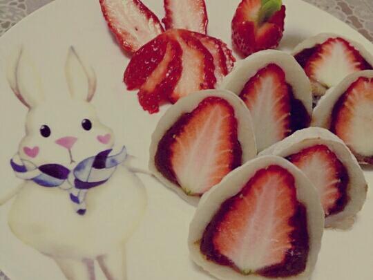 草莓大福的做法