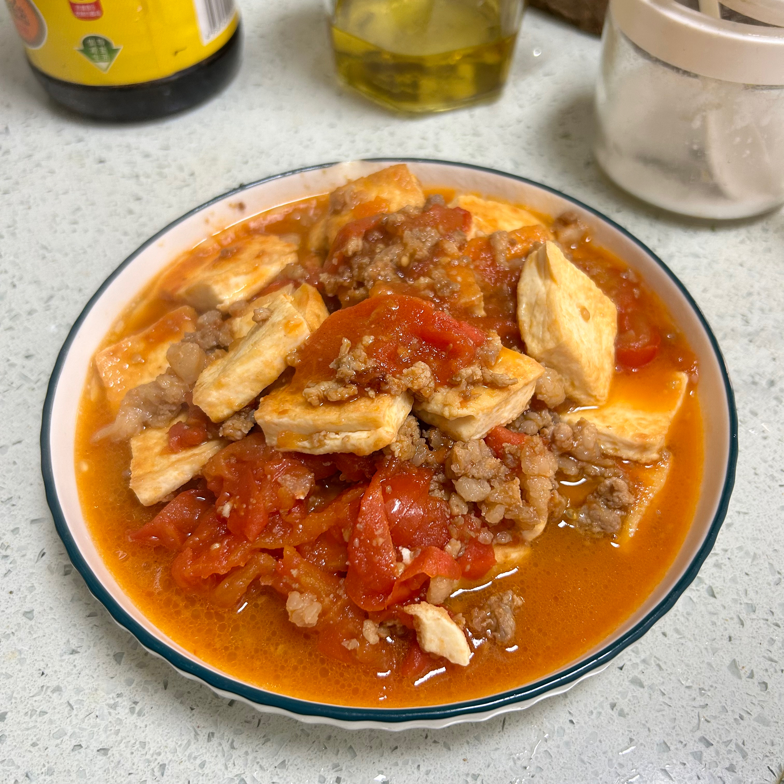 番茄焖豆腐