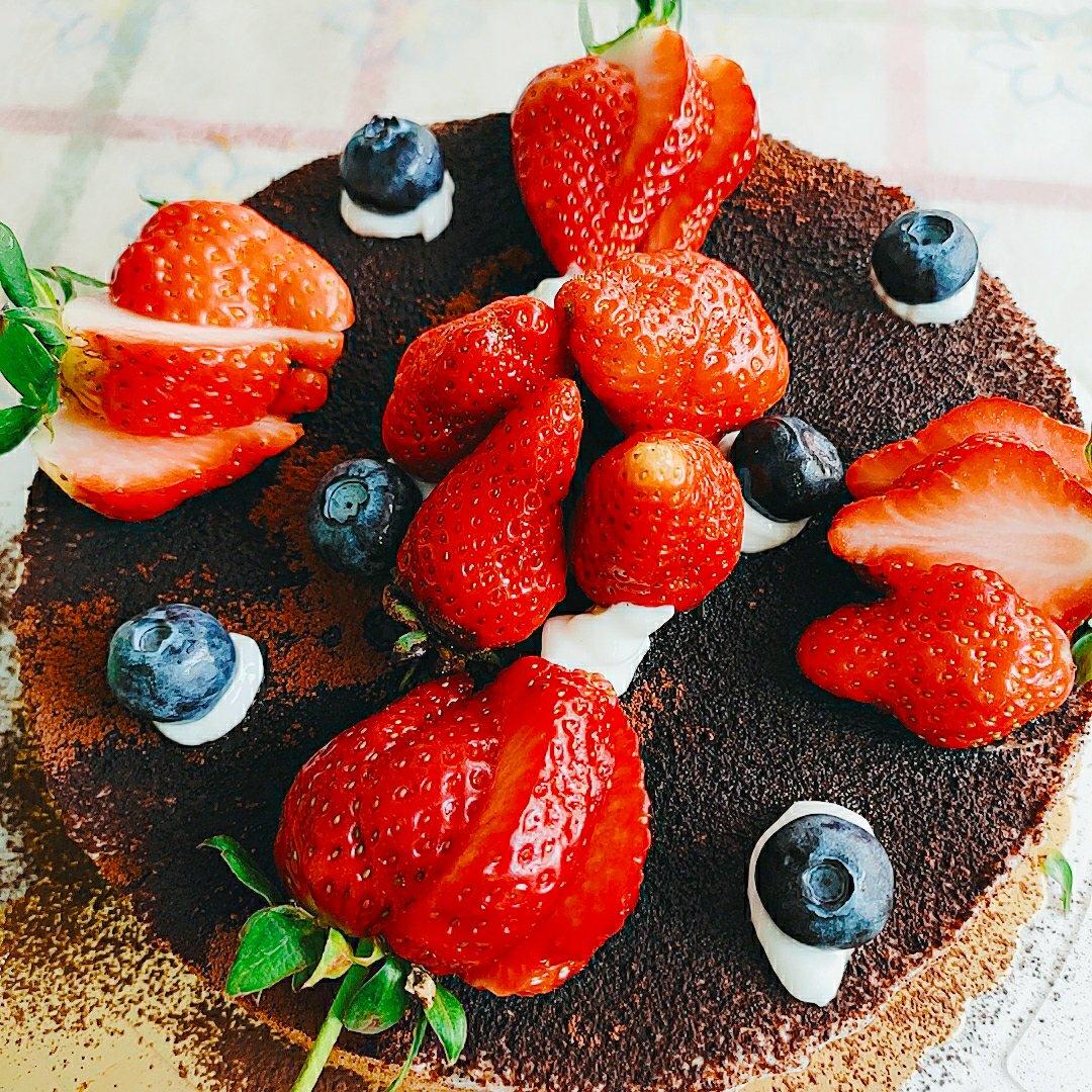 8寸戚风蛋糕（改良君之配方）#皮黑森林#