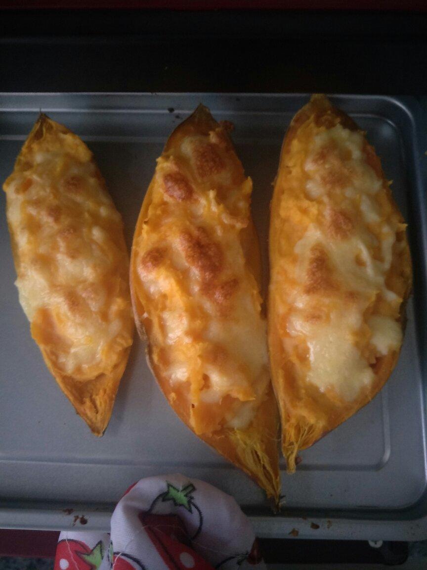 芝士奶油焗红薯