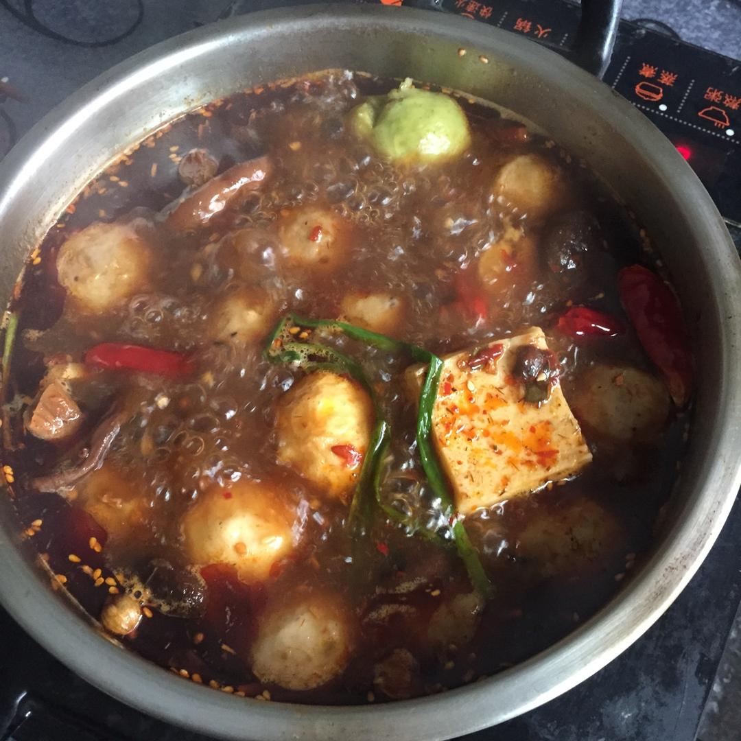 自制麻辣重庆火锅