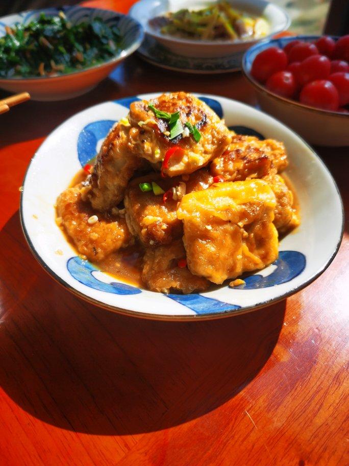 无敌好吃的香煎豆腐