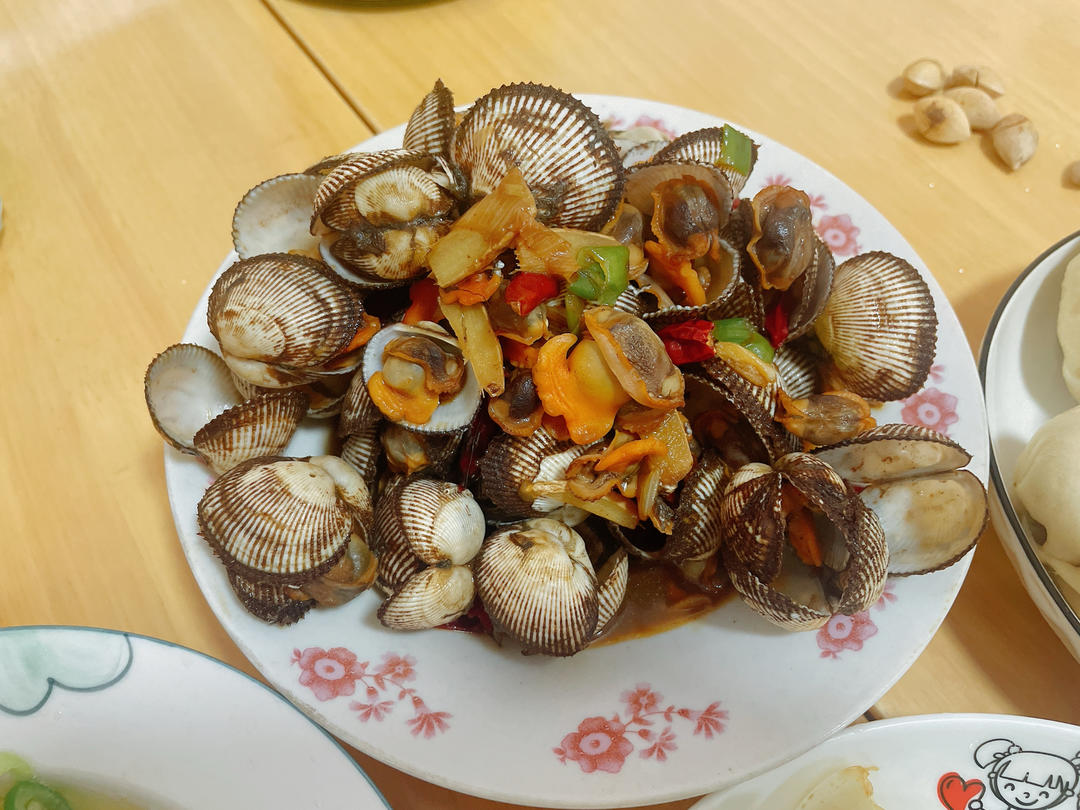 5分钟快手菜❗️秒杀路边摊爆炒花甲～好吃到爆