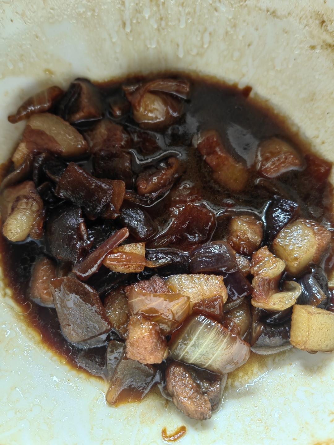 香菇卤肉饭造起来