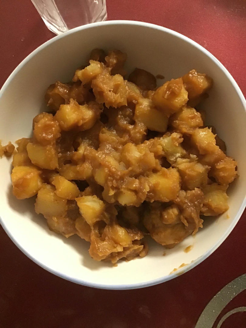 土豆焖鸡腿