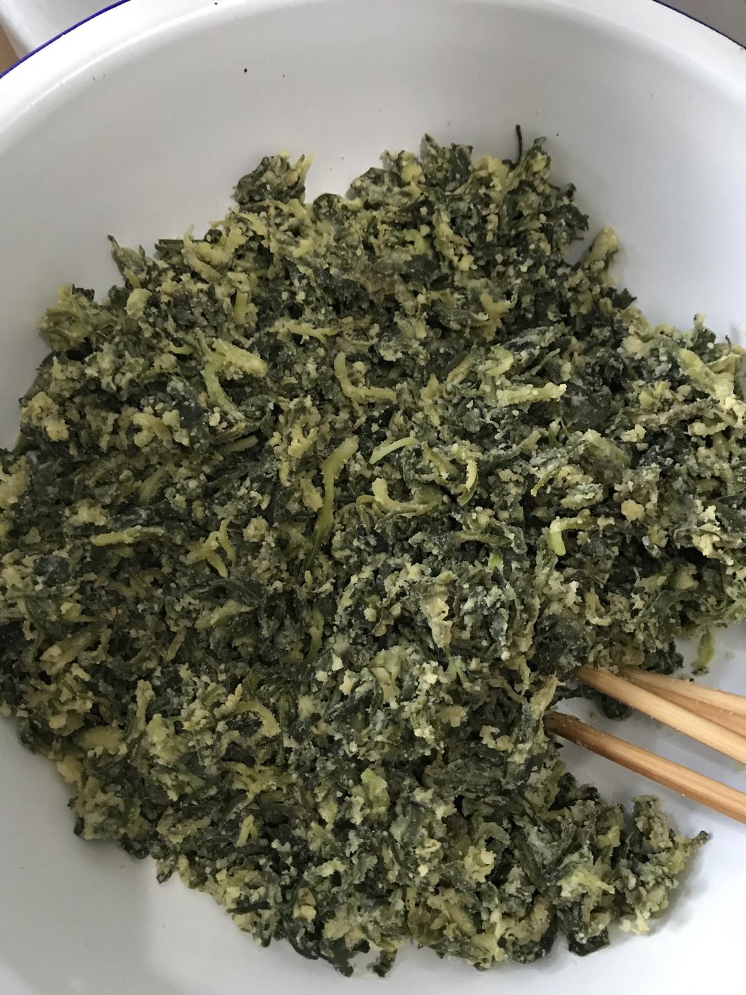 蒸馏菜（面条菜）的做法