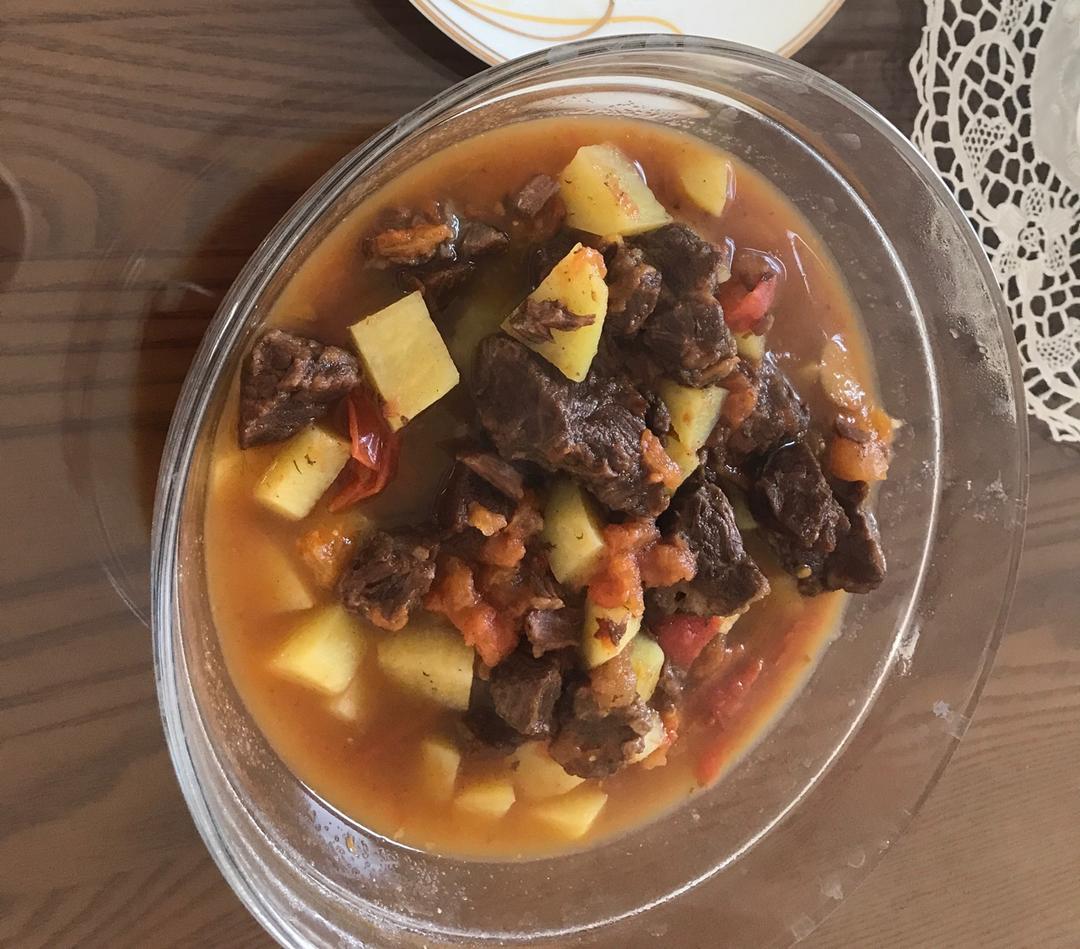 土豆炖牛肉