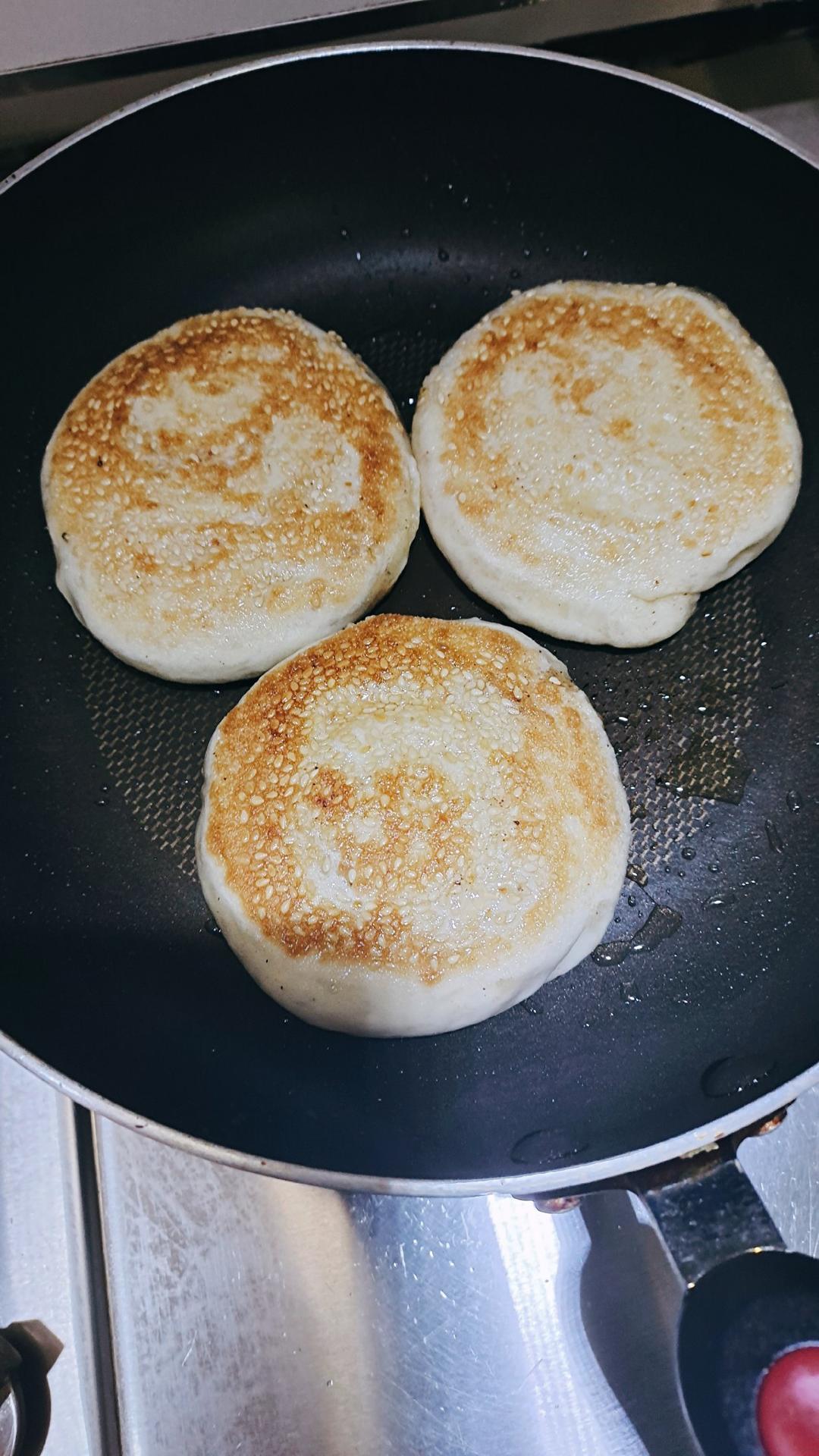 椒盐发面烧饼