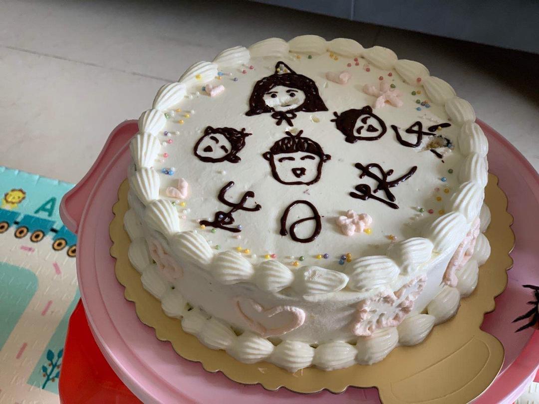 手绘蛋糕