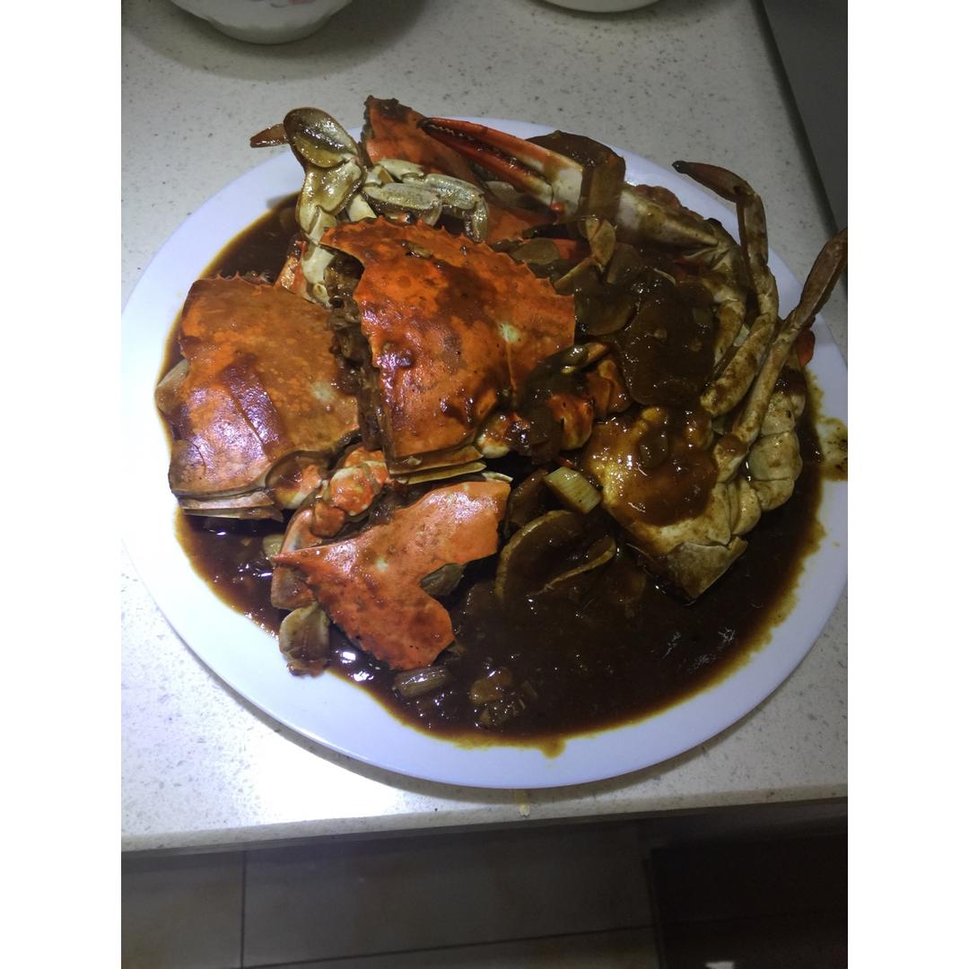 堂妈教你做酱爆螃蟹