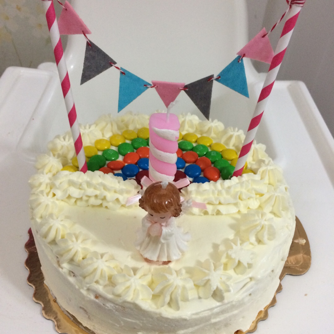 宝贝一周岁生日蛋糕！