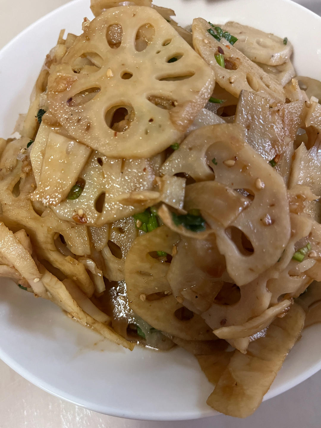 凉拌藕片