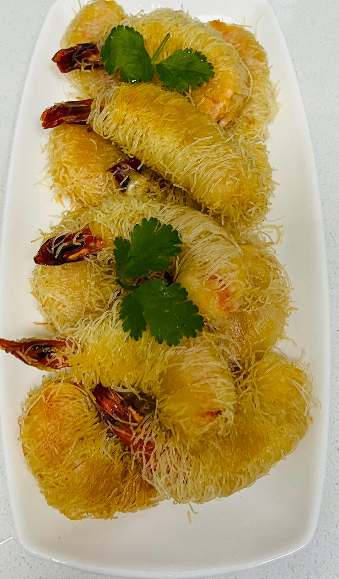 金丝万缕虾