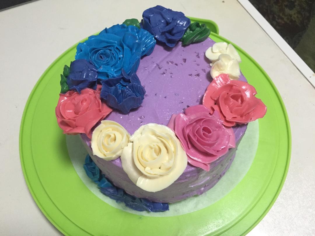 走走1523做的裱花奶油霜黄油淡奶油