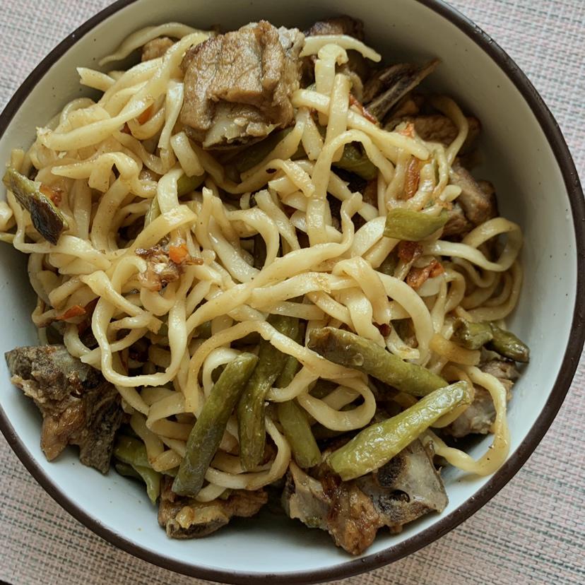 豆角排骨焖面￨真的无敌好吃