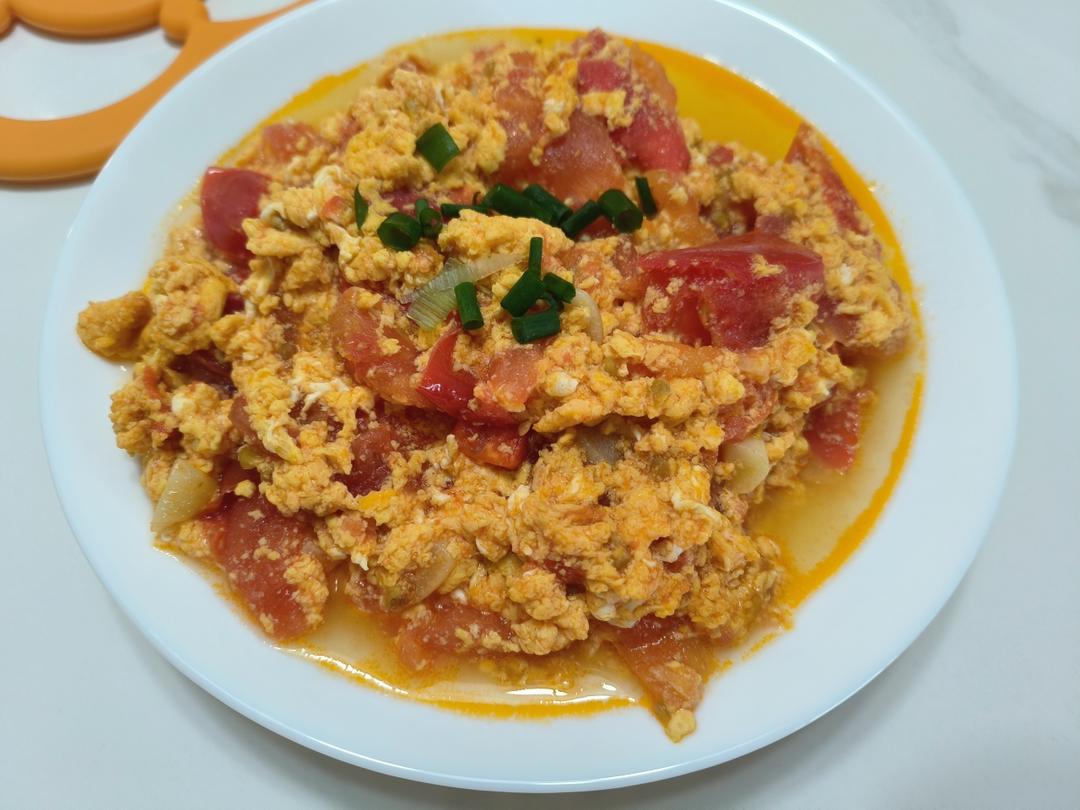 超嫩滑的番茄炒蛋