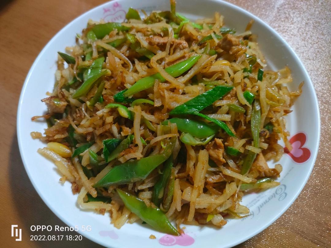 陕西私房炒饼[内附饼丝做法]