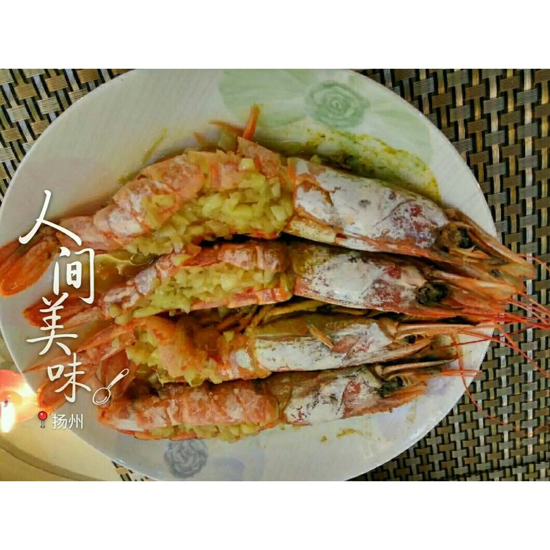 盐煎阿根廷红虾——最朴素的做法