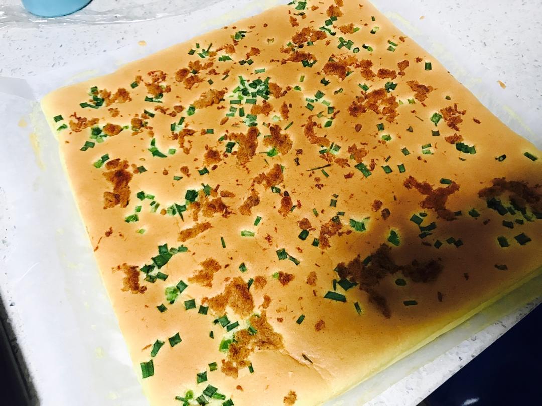 香葱肉松肥蛋糕卷～