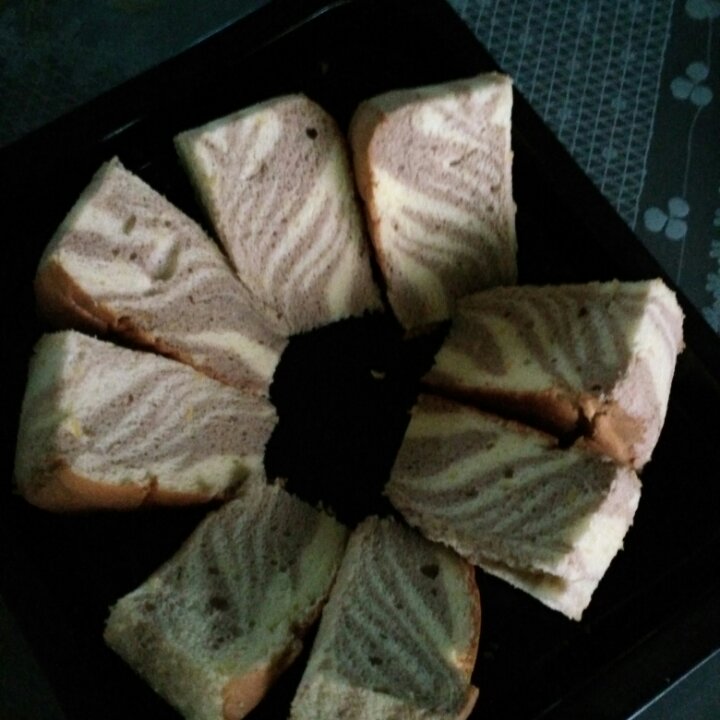 斑马纹酸奶蛋糕