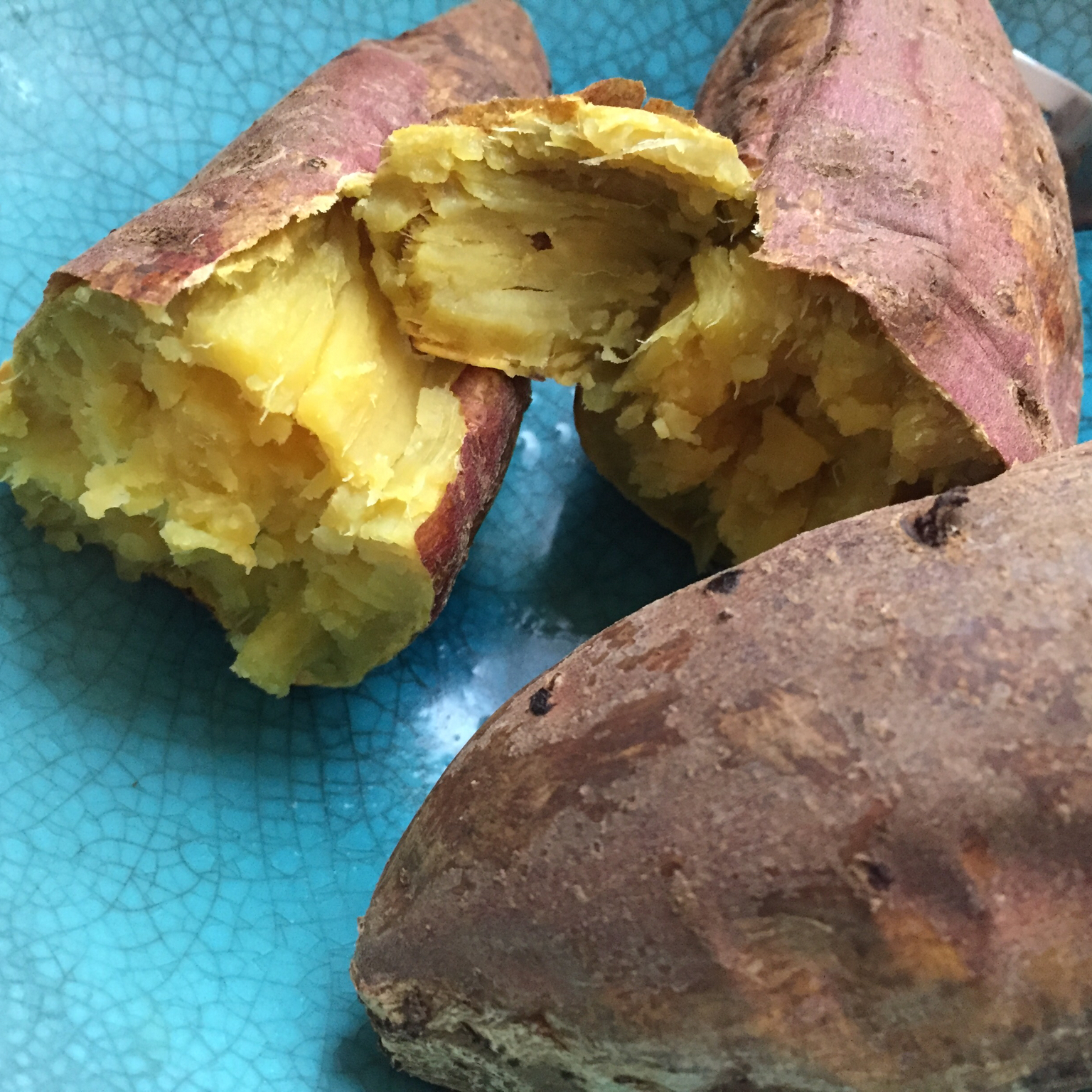 烤地瓜（烤箱初试）