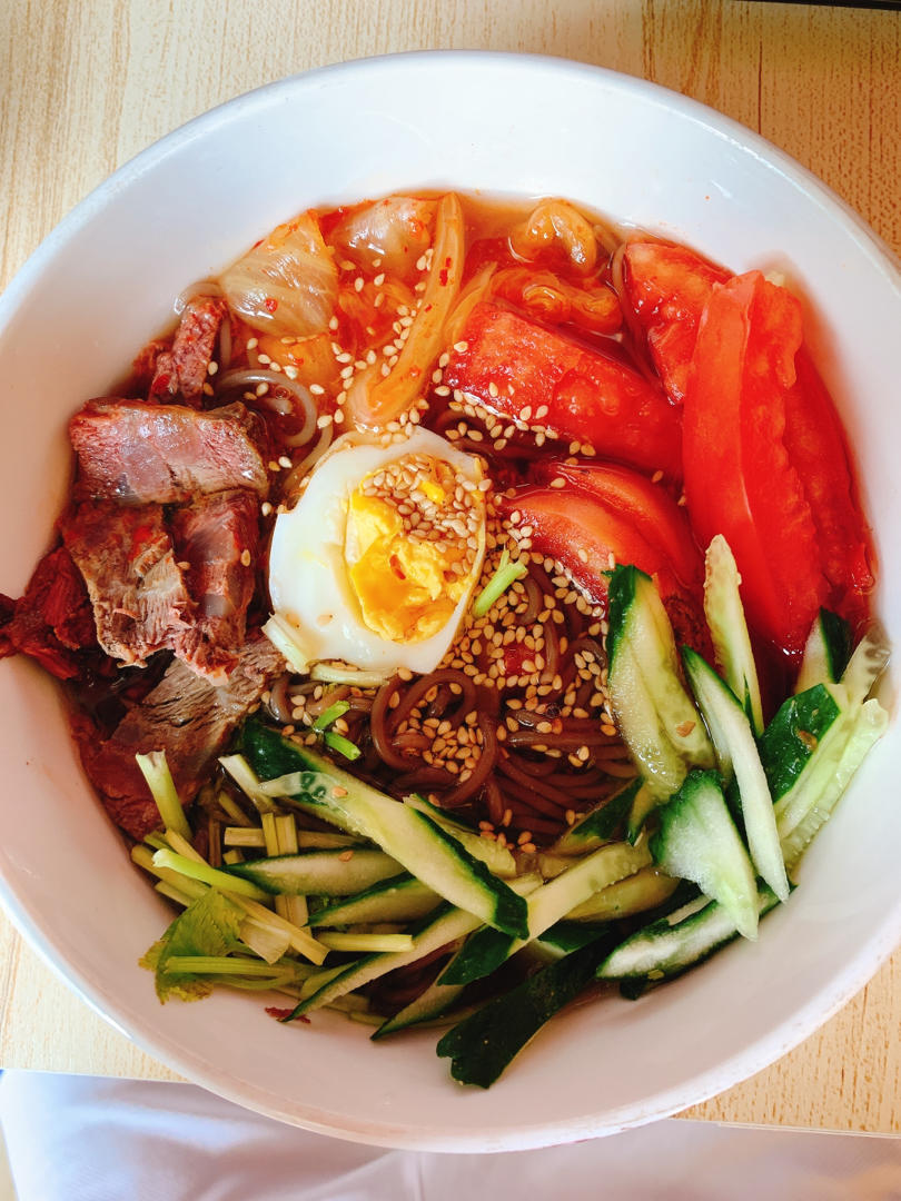 techi1pi6做的堂妈教你做正宗朝鲜冷面