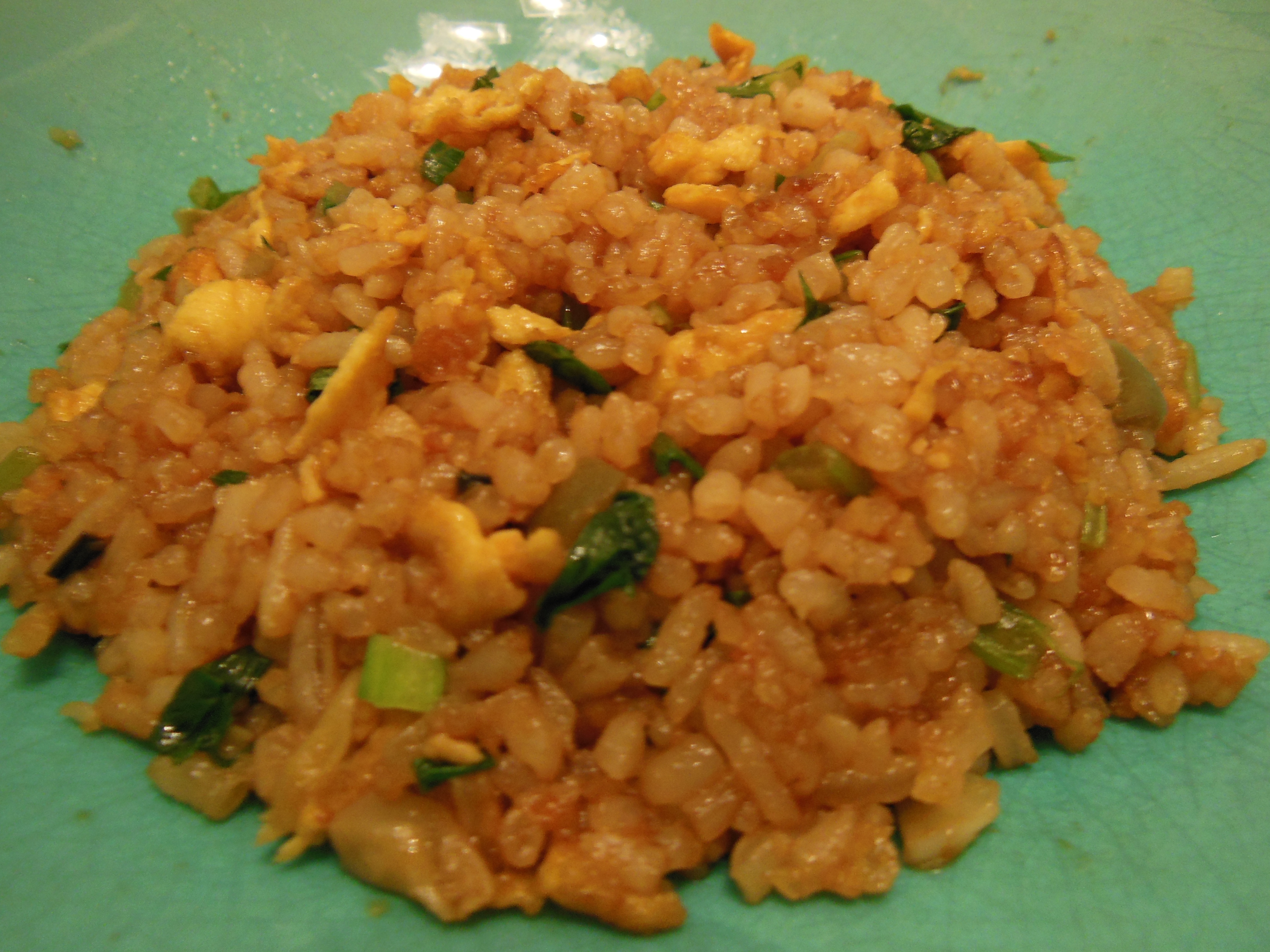 傻瓜版酱油炒饭